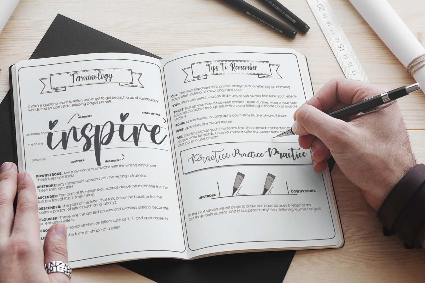 Calligraphy Workbook for Beginners: Simple and Modern Handwriting